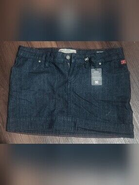 DC Dark Blue Denim Jeans with Red Stitching